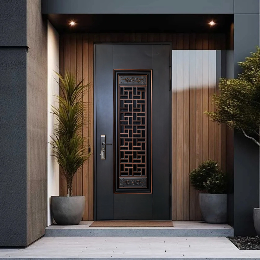 EntrilaIndia team working in Steel fabrication workshop with machinery and Steel profiles